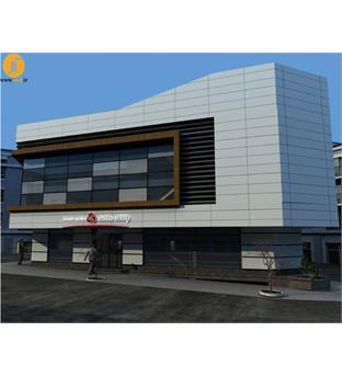 طراحی نمای بانک ملت